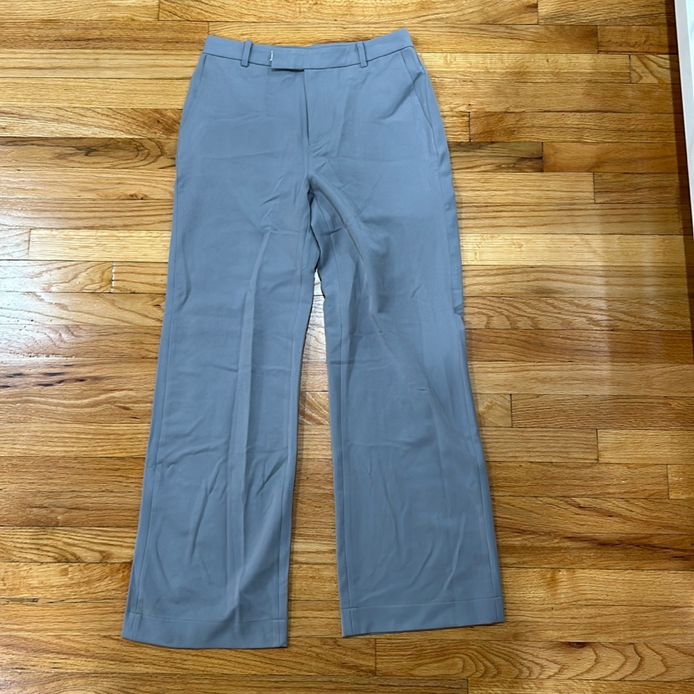 Steve Madden Pleated Straight Gray Pants